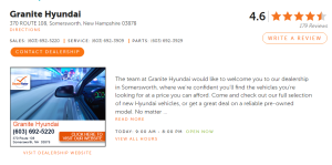 Granite Hyundai vs Somersworth Nissan